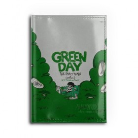 Обложка для автодокументов с принтом Монстр Green Day , натуральная кожа |  размер 19,9*13 см; внутри 4 больших “конверта” для документов и один маленький отдел — туда идеально встанут права | Тематика изображения на принте: american idiot | green day | альтернативный | билли джо армстронг | грин дей | группа | зелёный день | майк дёрнт | музыка | надпись | панк | поп | поппанк | рок | тре кул