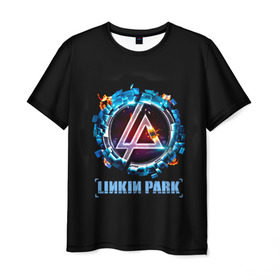 Мужская футболка 3D с принтом Двигатель Linkin Park , 100% полиэфир | прямой крой, круглый вырез горловины, длина до линии бедер | bennington | chester | linkin park | альтернативный метал | альтернативный рок | беннингтон | группа | линкин парк | музыкант | ню метал | певец | рок | рэп | рэп рок | честер | электроник рок