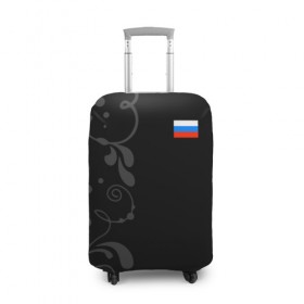 Чехол для чемодана 3D с принтом Russia - Black collection , 86% полиэфир, 14% спандекс | двустороннее нанесение принта, прорези для ручек и колес | 0x000000123 | black collection | russia | россия