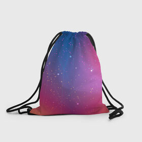 Рюкзак-мешок 3D с принтом Космическая абстракция , 100% полиэстер | плотность ткани — 200 г/м2, размер — 35 х 45 см; лямки — толстые шнурки, застежка на шнуровке, без карманов и подкладки | pattern | абстракция | арт | вселенная | звезды | космос | узор