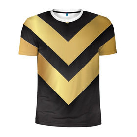 Мужская футболка 3D спортивная с принтом Golden arrows , 100% полиэстер с улучшенными характеристиками | приталенный силуэт, круглая горловина, широкие плечи, сужается к линии бедра | arrow | gold | golden | золотой | стрела | текстура