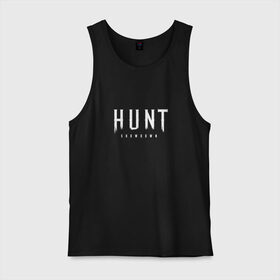 Мужская майка хлопок с принтом Hunt: Showdown White Logo , 100% хлопок |  | crytek | game | hunt | hunt: showdown | hunter | monsters | showdown | игра | крайтек | охота | столкновение