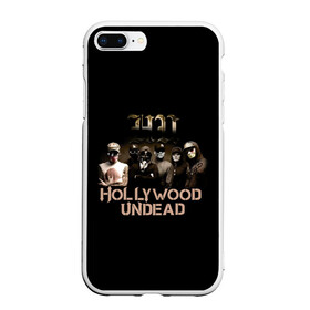 Чехол для iPhone 7Plus/8 Plus матовый с принтом Группа Hollywood Undead , Силикон | Область печати: задняя сторона чехла, без боковых панелей | charlie scene | danny | funny man | hollywood | j dog | johnny 3 tears | undead | альтернативный | андед | голивуд | голливудская | группа | кранккор | метал | нежить | ню | реп | рок | рэп | рэпкор