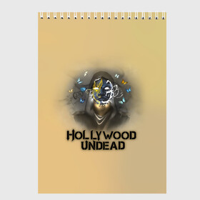 Скетчбук с принтом Hollywood Undead , 100% бумага
 | 48 листов, плотность листов — 100 г/м2, плотность картонной обложки — 250 г/м2. Листы скреплены сверху удобной пружинной спиралью | charlie scene | danny | funny man | hollywood | j dog | johnny 3 tears | undead | альтернативный | андед | голивуд | голливудская | группа | кранккор | метал | нежить | ню | реп | рок | рэп | рэпкор