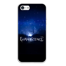 Чехол для iPhone 5/5S матовый с принтом Evanescence звездное небо , Силикон | Область печати: задняя сторона чехла, без боковых панелей | evanescence | альтернативный | готик | группа | джен маджура | исчезновение | метал | ню | рок | синий | тим маккорд | трой маклоухорн | уилл хант | хард | эванесенс | эми ли