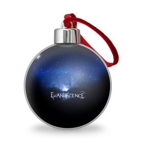 Ёлочный шар с принтом Evanescence звездное небо , Пластик | Диаметр: 77 мм | evanescence | альтернативный | готик | группа | джен маджура | исчезновение | метал | ню | рок | синий | тим маккорд | трой маклоухорн | уилл хант | хард | эванесенс | эми ли