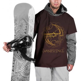 Накидка на куртку 3D с принтом Evanescence , 100% полиэстер |  | Тематика изображения на принте: 