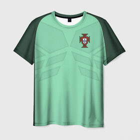 Мужская футболка 3D с принтом Portugal away , 100% полиэфир | прямой крой, круглый вырез горловины, длина до линии бедер | Тематика изображения на принте: confederation | cup | euro | world | европы | конфедераций | кубок | мира | португалия | чемпионат