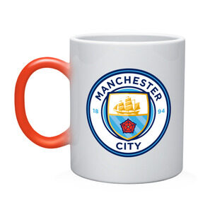 Кружка хамелеон с принтом Manchester City , керамика | меняет цвет при нагревании, емкость 330 мл | Тематика изображения на принте: citi | city | manchester | siti | англия | болельщик | горожане | гостевая | манчестер | сити | фанат | форма | футбольная