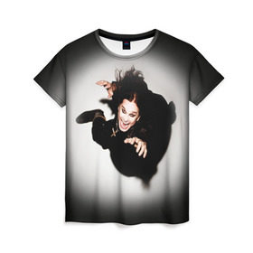Женская футболка 3D с принтом Оззи Осборн , 100% полиэфир ( синтетическое хлопкоподобное полотно) | прямой крой, круглый вырез горловины, длина до линии бедер | black sabbath | ozzy osbourne | оззи осборн