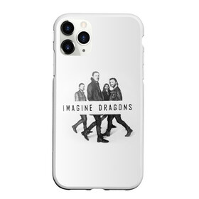 Чехол для iPhone 11 Pro матовый с принтом Группа Imagine Dragons , Силикон |  | dragons | imagine | альтернативный | американская | бэн макки | группа | драгонс | дэн платцман | дэн рейнольдс | имеджин | инди | индирок | поп | рок | уэйн сермон | электроник