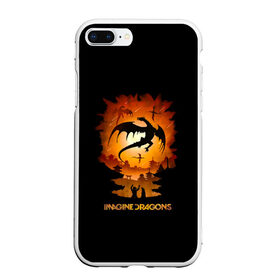 Чехол для iPhone 7Plus/8 Plus матовый с принтом Драконы Imagine Dragons , Силикон | Область печати: задняя сторона чехла, без боковых панелей | dragons | imagine | альтернативный | американская | бэн макки | группа | драгонс | дэн платцман | дэн рейнольдс | имеджин | инди | индирок | рок | уэйн сермон