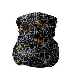 Бандана-труба 3D с принтом Паутина , 100% полиэстер, ткань с особыми свойствами — Activecool | плотность 150‒180 г/м2; хорошо тянется, но сохраняет форму | Тематика изображения на принте: gothic | halloween | spider | паук | паутина | хэллоуин