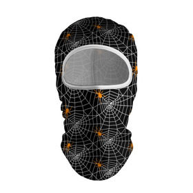 Балаклава 3D с принтом Паутина , 100% полиэстер, ткань с особыми свойствами — Activecool | плотность 150–180 г/м2; хорошо тянется, но при этом сохраняет форму. Закрывает шею, вокруг отверстия для глаз кайма. Единый размер | gothic | halloween | spider | паук | паутина | хэллоуин
