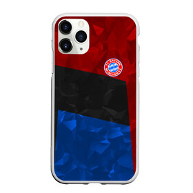 Чехол для iPhone 11 Pro матовый с принтом FC Bayern 2018 Abstract colors , Силикон |  | bayern | fc | абстракция | бавария | геометрия | спорт | футбольный клуб