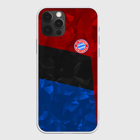 Чехол для iPhone 12 Pro Max с принтом FC Bayern 2018 Abstract colors , Силикон |  | bayern | fc | абстракция | бавария | геометрия | спорт | футбольный клуб