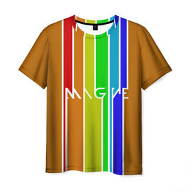 Мужская футболка 3D с принтом Imagine Dragons краска , 100% полиэфир | прямой крой, круглый вырез горловины, длина до линии бедер | Тематика изображения на принте: альтернативный | американская | группа | драгонс | имеджин | инди | индирок | поп | рок | электроник
