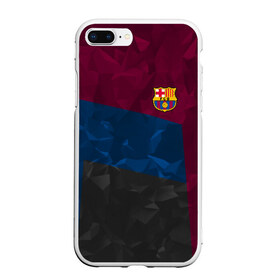 Чехол для iPhone 7Plus/8 Plus матовый с принтом FC Barcelona 2018 Abstract , Силикон | Область печати: задняя сторона чехла, без боковых панелей | fc | fc barcelona | fcb | fly emirates | ronaldo | абстракция | барселона | геометрия | зож | клуб | линии | месси | модные | мяч | реал мадрид | спорт | спортивные | тренды | футбол | футбольный клуб | эмблема