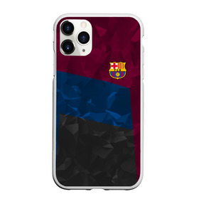 Чехол для iPhone 11 Pro Max матовый с принтом FC Barcelona 2018 Abstract , Силикон |  | fc | fc barcelona | fcb | fly emirates | ronaldo | абстракция | барселона | геометрия | зож | клуб | линии | месси | модные | мяч | реал мадрид | спорт | спортивные | тренды | футбол | футбольный клуб | эмблема