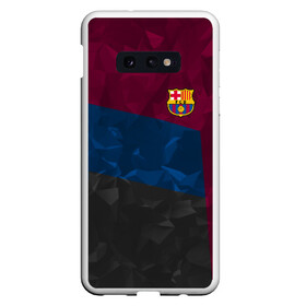 Чехол для Samsung S10E с принтом FC Barcelona 2018 Abstract , Силикон | Область печати: задняя сторона чехла, без боковых панелей | fc | fc barcelona | fcb | fly emirates | ronaldo | абстракция | барселона | геометрия | зож | клуб | линии | месси | модные | мяч | реал мадрид | спорт | спортивные | тренды | футбол | футбольный клуб | эмблема