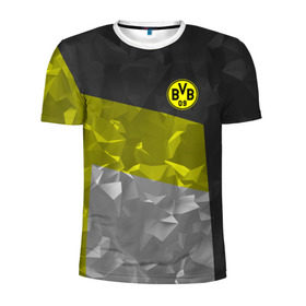 Мужская футболка 3D спортивная с принтом Borussia Dortmund 2018 , 100% полиэстер с улучшенными характеристиками | приталенный силуэт, круглая горловина, широкие плечи, сужается к линии бедра | боруссия | дортмунд