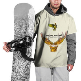 Накидка на куртку 3D с принтом Руки с птичкой Imagine Dragons , 100% полиэстер |  | Тематика изображения на принте: альтернативный | американская | группа | драгонс | имеджин | инди | индирок | поп | рок | электроник