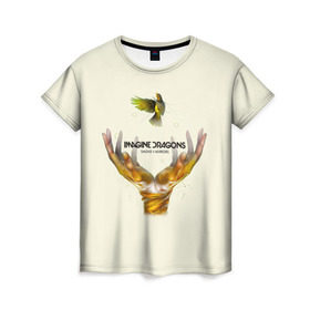 Женская футболка 3D с принтом Руки с птичкой Imagine Dragons , 100% полиэфир ( синтетическое хлопкоподобное полотно) | прямой крой, круглый вырез горловины, длина до линии бедер | Тематика изображения на принте: альтернативный | американская | группа | драгонс | имеджин | инди | индирок | поп | рок | электроник