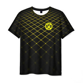 Мужская футболка 3D с принтом Borussia Dortmund 2018 line , 100% полиэфир | прямой крой, круглый вырез горловины, длина до линии бедер | borussia | fc | football | football club | sport | боруссия | спорт | спортивные | униформа | фирменные цвета | фк | футбол | футбольный клуб