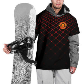 Накидка на куртку 3D с принтом Manchester United 2018 Line , 100% полиэстер |  | emirates | fc | manchester united | абстракция | геометрия | зож | клуб | линии | манчестер юнайтед | модные | мяч | россии | спорт | спортивные | стиль | тренды | футбол | футбольный клуб | экстрим | эмблема