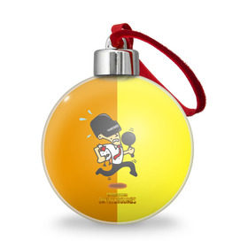 Ёлочный шар с принтом PUBG , Пластик | Диаметр: 77 мм | playerunknowns battlegrounds | королевская битва | курица | сковородка | шлем | шутер от третьего и первого лица