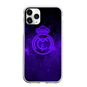 Чехол для iPhone 11 Pro матовый с принтом FC Real Madrid(SPACE STYLE) , Силикон |  | real madrid | футбол | футбольный клуб | чемпионат