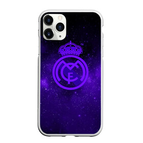 Чехол для iPhone 11 Pro Max матовый с принтом FC Real Madrid(SPACE STYLE) , Силикон |  | Тематика изображения на принте: real madrid | футбол | футбольный клуб | чемпионат