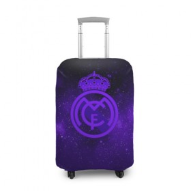 Чехол для чемодана 3D с принтом FC Real Madrid(SPACE STYLE) , 86% полиэфир, 14% спандекс | двустороннее нанесение принта, прорези для ручек и колес | real madrid | футбол | футбольный клуб | чемпионат