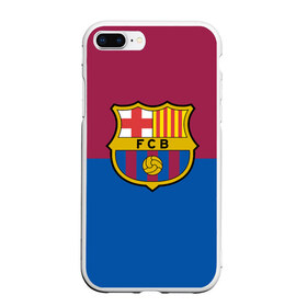 Чехол для iPhone 7Plus/8 Plus матовый с принтом Barcelona , Силикон | Область печати: задняя сторона чехла, без боковых панелей | barcelona | football | footer | soccer | socker | барселона | спорт | футбол | футбольный клуб