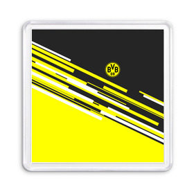 Магнит 55*55 с принтом FC Borussia 2018 Sport , Пластик | Размер: 65*65 мм; Размер печати: 55*55 мм | боруссия | дортмунд