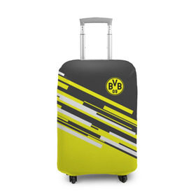 Чехол для чемодана 3D с принтом FC Borussia 2018 Sport , 86% полиэфир, 14% спандекс | двустороннее нанесение принта, прорези для ручек и колес | боруссия | дортмунд
