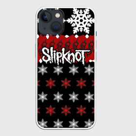 Чехол для iPhone 13 с принтом Праздничный Slipknot ,  |  | slipknot | альтернативный метал | андерс | грув метал | колсефни | кори | красный | метал | музыка | новогодний | новый год | ню метал | рождество | рок | слипкнот | снежинки | тейлор