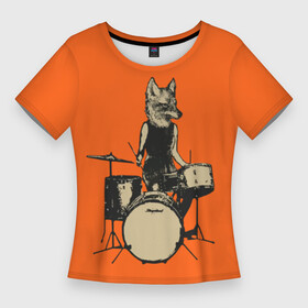 Женская футболка 3D Slim с принтом Drums ,  |  | барабанщик | барабаны | драммер | ударные