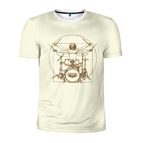 Мужская футболка 3D спортивная с принтом Drums , 100% полиэстер с улучшенными характеристиками | приталенный силуэт, круглая горловина, широкие плечи, сужается к линии бедра | барабанщик | барабаны | драммер | ударные