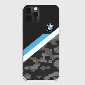 Чехол для iPhone 12 Pro Max с принтом BMW 2018 Black military , Силикон |  | Тематика изображения на принте: bmw | автомобиль | автомобильные | бмв | марка | машины | флаг
