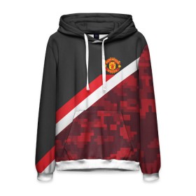 Мужская толстовка 3D с принтом Manchester United Sport Camo , 100% полиэстер | двухслойный капюшон со шнурком для регулировки, мягкие манжеты на рукавах и по низу толстовки, спереди карман-кенгуру с мягким внутренним слоем. | Тематика изображения на принте: emirates | fc | manchester united | абстракция | геометрия | зож | клуб | линии | манчестер юнайтед | модные | мяч | россии | спорт | спортивные | стиль | тренды | футбол | футбольный клуб | экстрим | эмблема