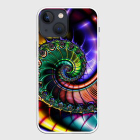 Чехол для iPhone 13 mini с принтом Спираль ,  |  | абстракция | воронка | спираль | текстура | яркость
