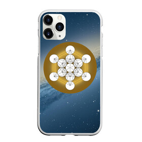 Чехол для iPhone 11 Pro матовый с принтом Куб метатрона , Силикон |  | архангел | геометрия пространства | древо жизни | куб метатрона | мельхиседек | меркаба | мудрость | сакральная геометрия | цветок жизни