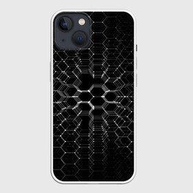 Чехол для iPhone 13 с принтом Карбоновые СОТЫ ,  |  | Тематика изображения на принте: abstraction | internet | абстракция | молекула | текстура | технологии | узоры | форма | фрактал | цвет