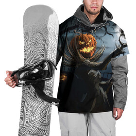 Накидка на куртку 3D с принтом Jack , 100% полиэстер |  | halloween | pumpkin | witch | ведьма | демон | кот | тыква | хэллоуин | череп