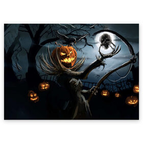 Поздравительная открытка с принтом Jack , 100% бумага | плотность бумаги 280 г/м2, матовая, на обратной стороне линовка и место для марки
 | halloween | pumpkin | witch | ведьма | демон | кот | тыква | хэллоуин | череп