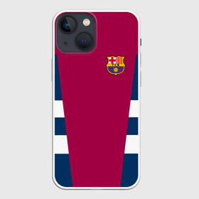 Чехол для iPhone 13 mini с принтом FC Barcelona 2018 Vintage ,  |  | Тематика изображения на принте: fc | fc barcelona | fcb | fly emirates | ronaldo | абстракция | барселона | геометрия | зож | клуб | линии | месси | модные | мяч | реал мадрид | спорт | спортивные | тренды | футбол | футбольный клуб | эмблема