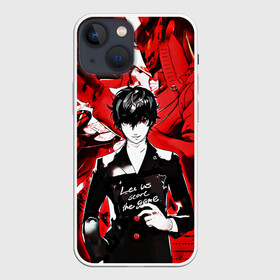 Чехол для iPhone 13 mini с принтом persona 5 ,  |  | акира курусу | анн такамаки | мона | морган | моргана | пантера | саэ ниидзима | трикстер | узник