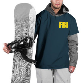 Накидка на куртку 3D с принтом FBI , 100% полиэстер |  | fbi jacket | special forces | спецслужбы | фбр | федеральное бюро расследований