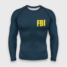 Мужской рашгард 3D с принтом FBI ,  |  | Тематика изображения на принте: fbi jacket | special forces | спецслужбы | фбр | федеральное бюро расследований